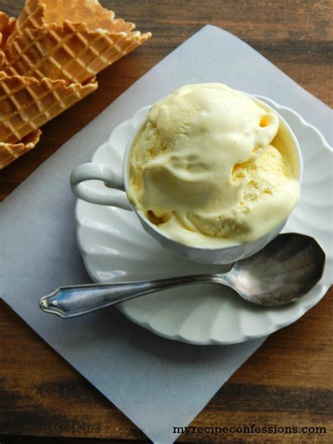 Turn the cuisinart® ice cream maker on; Homemade French Vanilla Ice Cream - My Recipe Confessions