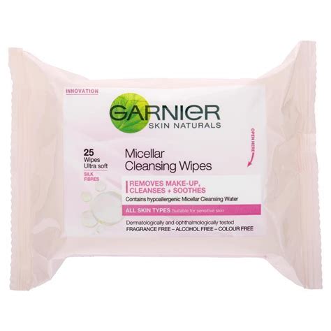 Buy Garnier Skinactive Micellar Cleansing Wipes For All Skin Types 25 Pack Online At Chemist