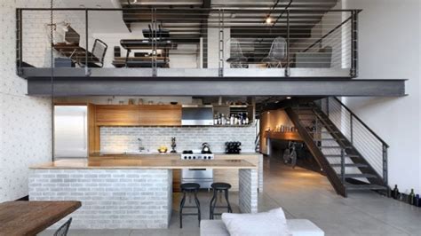 Minimalistic And Industrial Loft Apartment Youtube