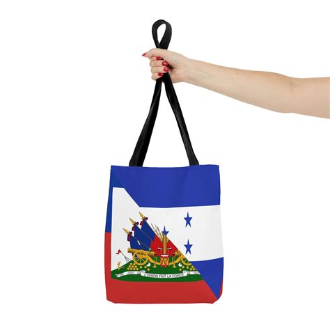 Haitian Honduran Half Haiti Honduras Flag Tote Bag Shoulder Etsy