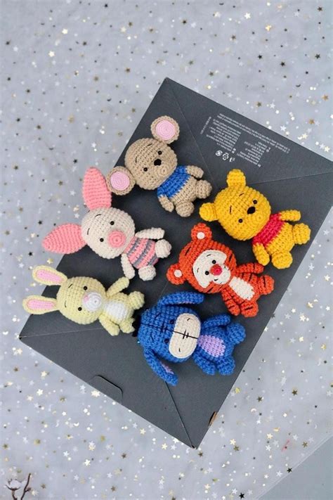 8in1 Winnie The Pooh And Friends Pattern By Bumcraft Etsy Conceptos