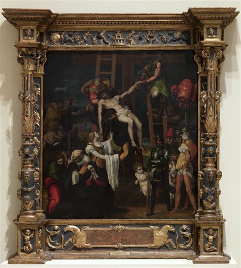 Descent From The Cross By Pedro Machuca 1547 Oil Panel 1 Flickr