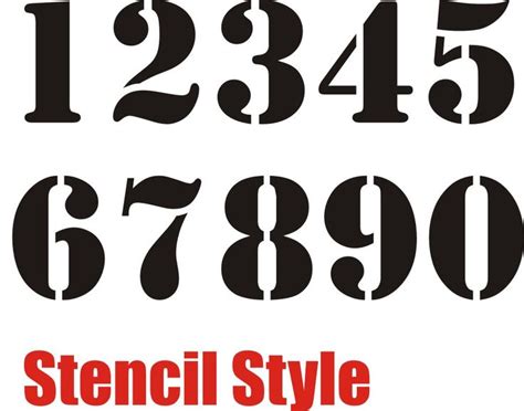 Football Number Stencils Printable Fonts Plantillas De Numeros