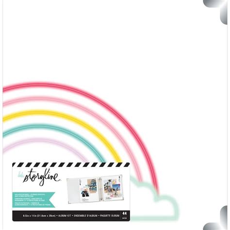 Heidi Swapp™ Storyline 3 Rainbow D Ring Album Michaels