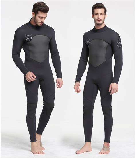 Mens 3mm Neoprene Mens Wetsuits Bodysuit Full Body Scuba Dive Wet Suit