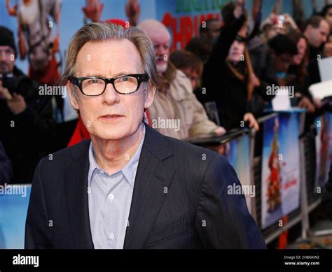 Bill Nighy Arrives At The Premiere Of Arthur Christmas At The Empire