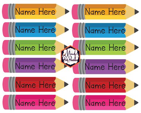 Free Printable Name Tags For Preschoolers Free Printable 6 Best Name