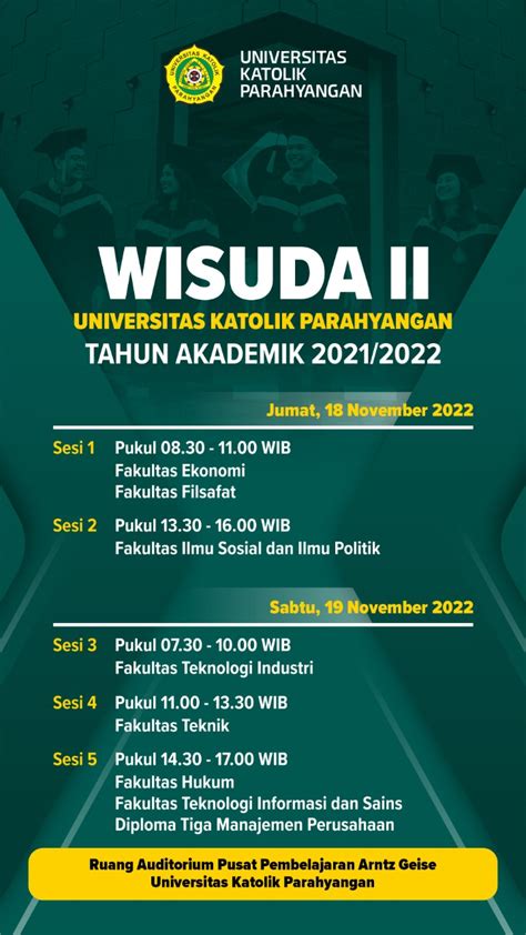 Wisuda Ii Unpar Tahun Akademik 20212022 Universitas Katolik Parahyangan