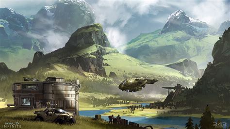 Halo Infinite Preproduction Concept Art By Sparth