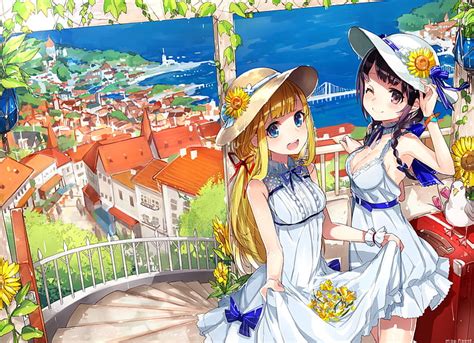 10 Anime Girl Summer Wallpaper