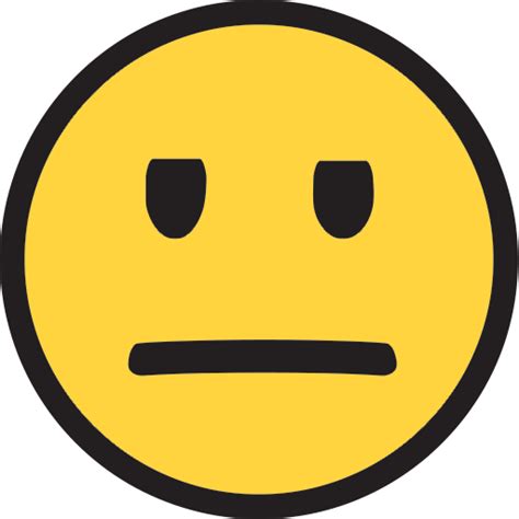Straight Face Emoji Png Smiley Face Sad Face Straight Face Sad Face Images