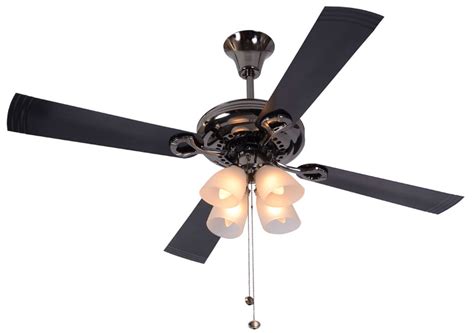 This stylish chrome ceiling fan from casa vieja® with led light kit has a simple and clean design. Buy Usha Fontana Lotus 1230 mm Black Chrome Ceiling Fan ...