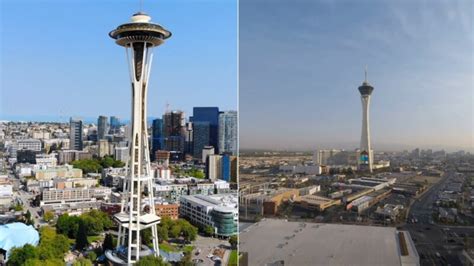 Space Needle Vs Stratosphere Which Tower Is Bigger