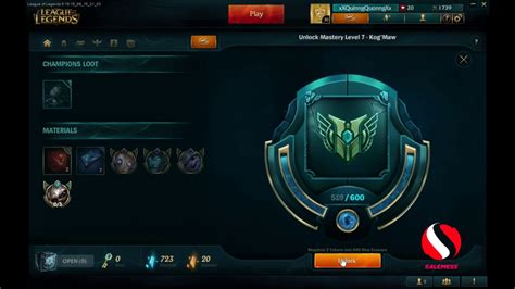 Get Champion Mastery Level 7 League Of Legends Youtube
