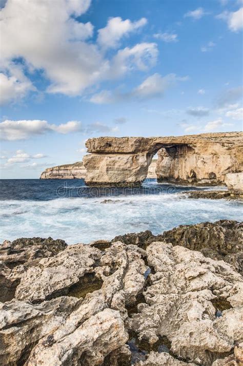 Azure Window En La Isla De Gozo Malta Imagen De Archivo Imagen De