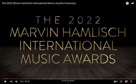 Marvin Hamlisch International Music Awards 2022 Claire Cope Music