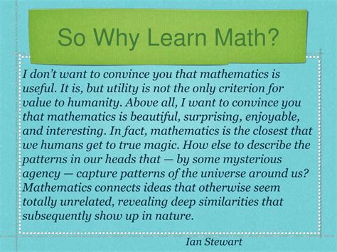 ppt why learn math powerpoint presentation free download id 4487101