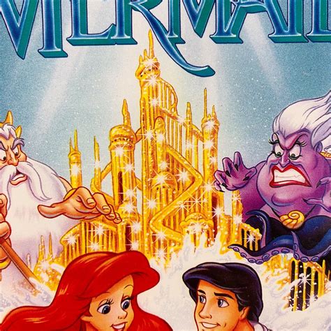 Mavin Walt Disney The Little Mermaid Vhs 1989 Black Diamond Banned