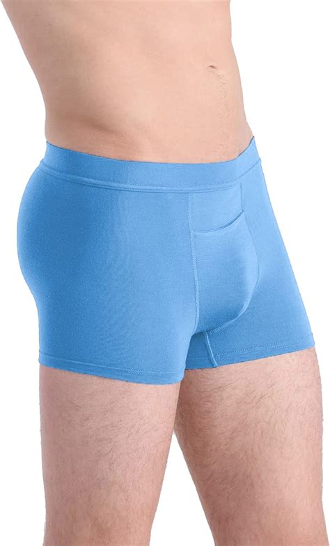 comfortable club men s bliss modal microfiber trunks underwear with fly small