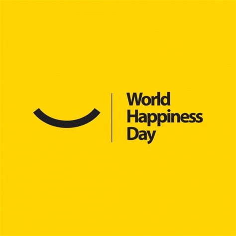World Happy Day Vector Hd Images World Happiness Day Vector Template