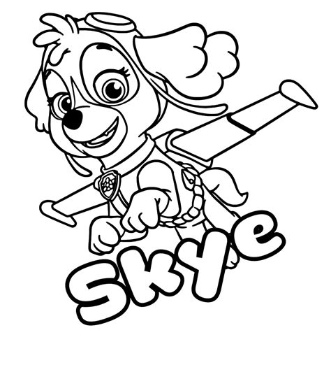 Kolorowanki Paw Patrol Skye Dibujos Para Colorear Images And | Sexiz Pix