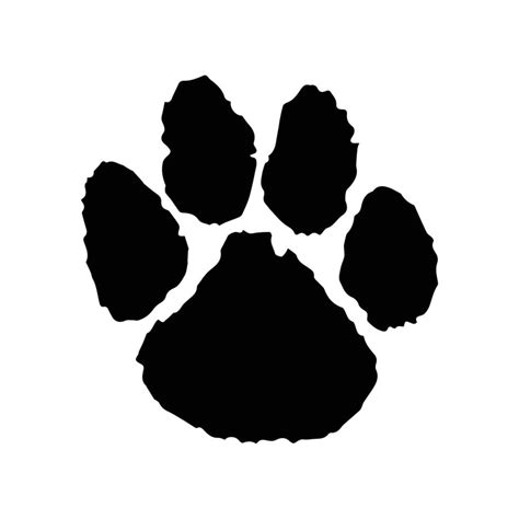 Panthers Paw Vector Icon White Background 9567399 Vector Art At Vecteezy