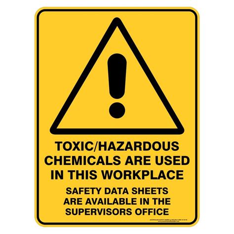 Toxichazardous Chemicals Are In This Workplace Buy Now Discount