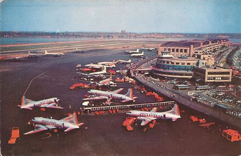 New York Laguardia Airport Lga Postcard 1950s Flickr