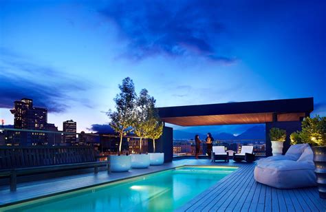 Penthouse Hotel Rooftop Design Roof Swimming Pool Rooftop Pool