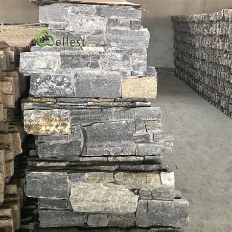 Blue Quartzite Stacked Natural Stone Cladding For Exterior Wall Buy