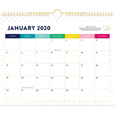 At A Glance 2020 Simplified 15 X 12 Monthly Wall Calendar 24390911