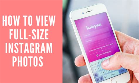 How To View Instagram Profile Pictures In Full Size On Android Or Ios