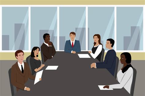 Board Of Directors Table Clipart No Background