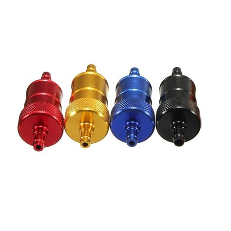 Buy Aluminum Inline Fuel Gas Filter 14in 6mm For Motorcycle Pit Dirt