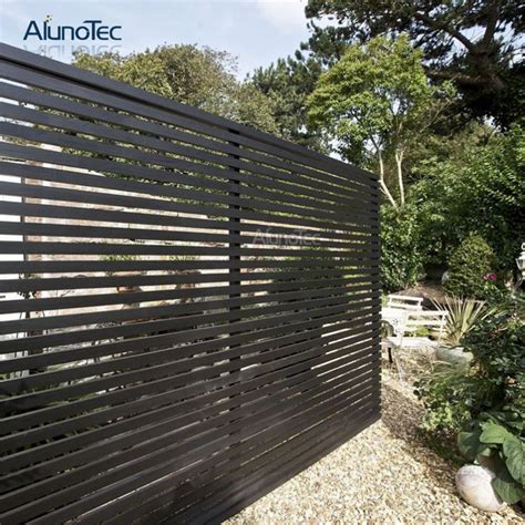 Horizontal Garden Fence Privacy Screen Panel Aluminium