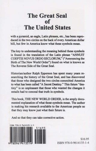 The New World Order Paperback A Ralph Epperson 9780961413514