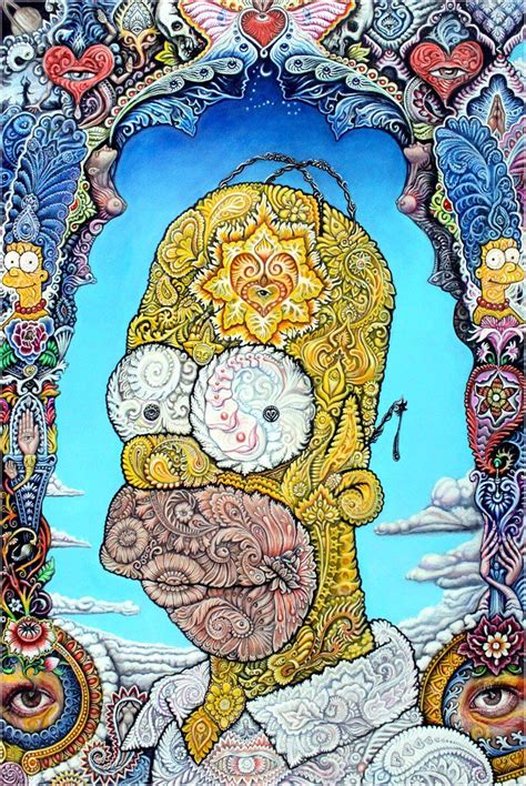 Homer By Randal Roberts Visionary Art Art Geek Art