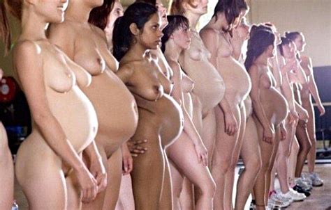 Lined Up Multiple Nude Girl