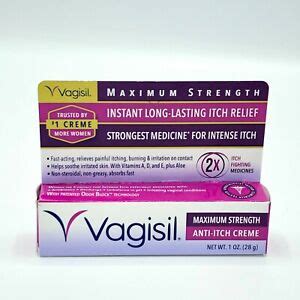 Vagisil Anti Itch Crème Maximum Strength Instant Relief oz H eBay