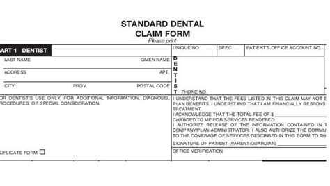 Free 9 Sample Dental Claim Forms In Pdf Ms Word