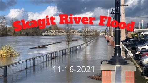 Skagit River Flood Raw Footage Highway 20 And Mount Vernon November