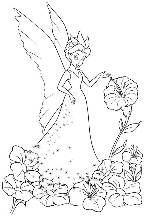 Printable Tinkerbell And Friends Coloring Pages