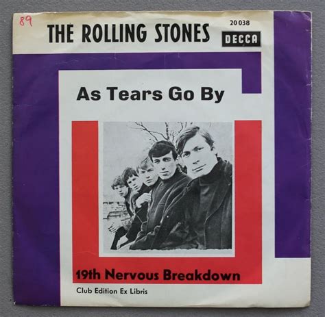 Rolling Stones As Tears Go By Club Edition Ex Libris 1966 Kaufen