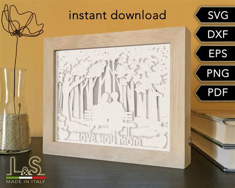 free shadow box template for cricut