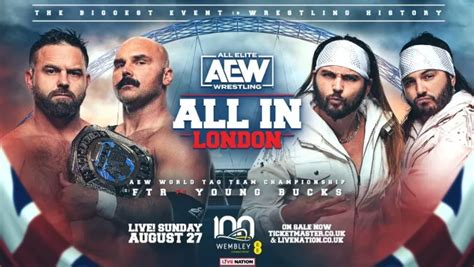 Aew Moty Ad All In Ufficiale Ftr Vs Young Bucks Aew Tag Team Titles