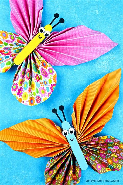 7 Easy Kids Accordion Fold Paper Crafts Diy Thought