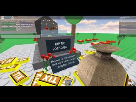 Tix is an alternative solution for public transport journey payment. RIP ROBLOX TIX🌟 - YouTube