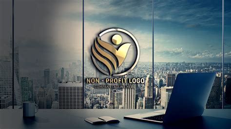 Non-Profit Company Logo Design Free psd Template - GraphicsFamily