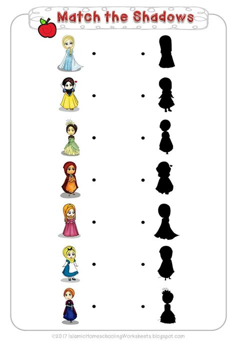 Disney Princess Worksheet