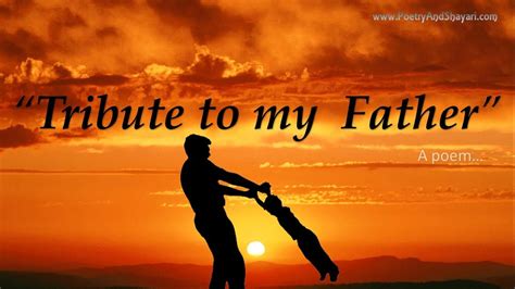 Father Poems Father Day Poem A Tribute To My Father Youtube
